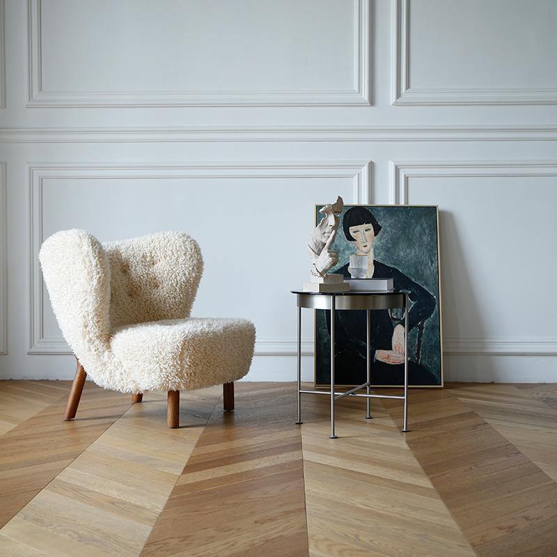 Fitz Lounge Chair, White - Image 3