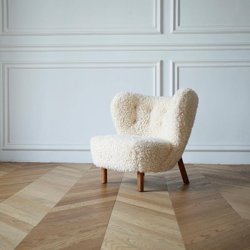 Fitz Lounge Chair, White - Image 4