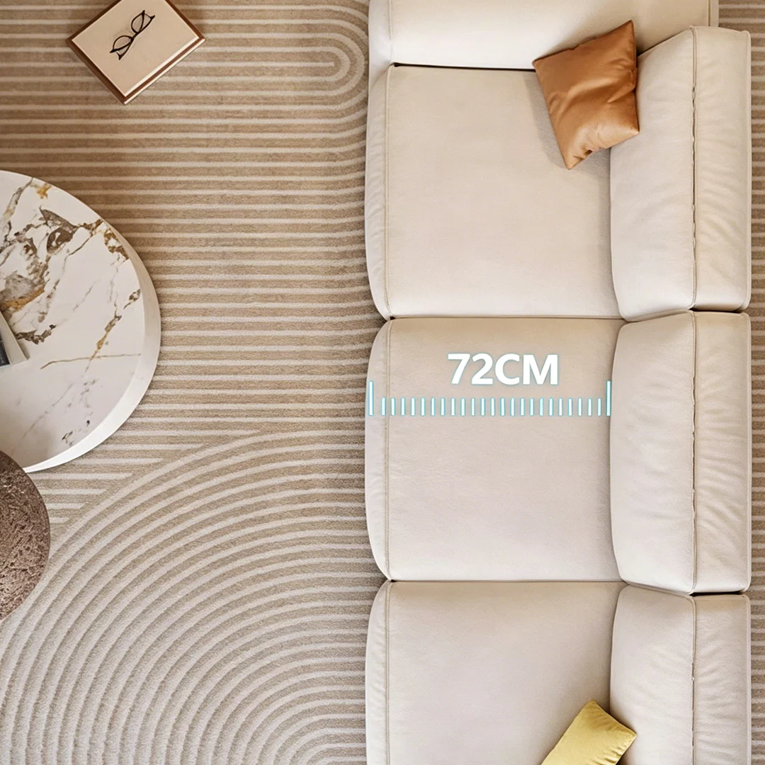 Freya Three Seater Corner Sofa, Suede - Image 5