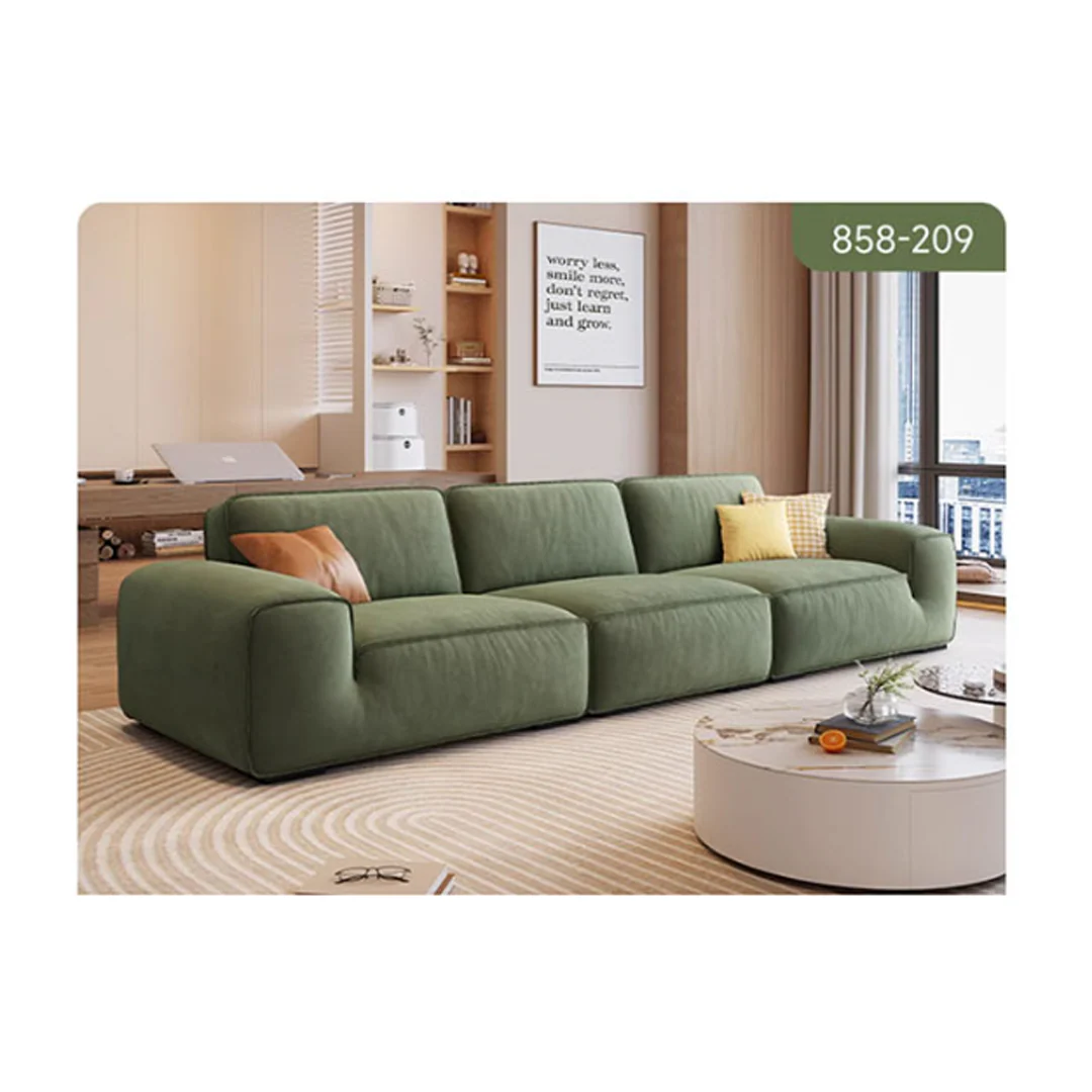 Freya Three Seater Corner Sofa, Suede - Image 8