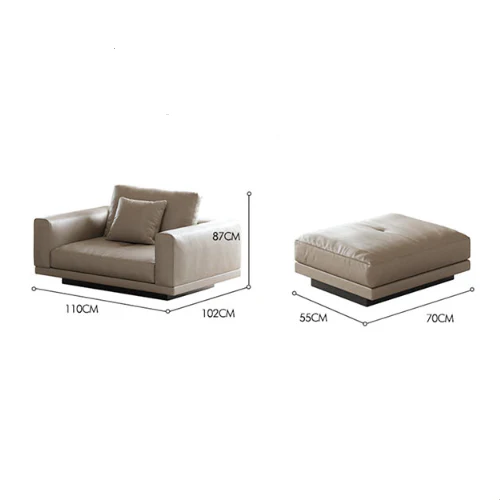 Gail Three Seater, Four Seater Sofa With Storage, Real Leather - Image 7