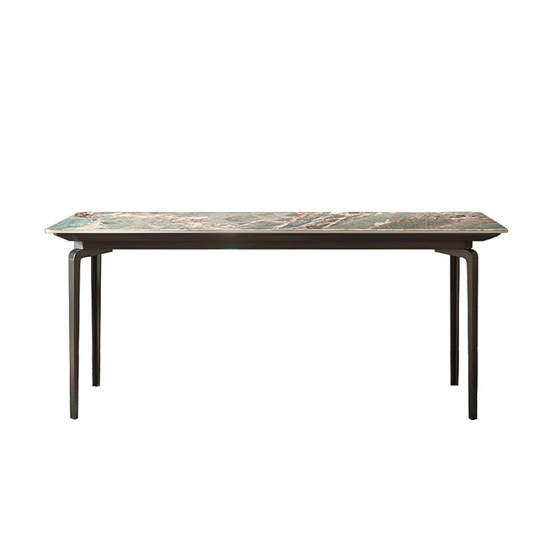 Gareth Dining Table, Marble & Carbon Steel - Image 7