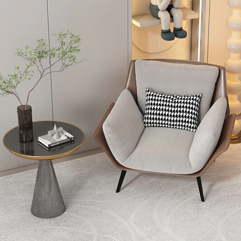 Genevieve Armchair, Leather - Image 3