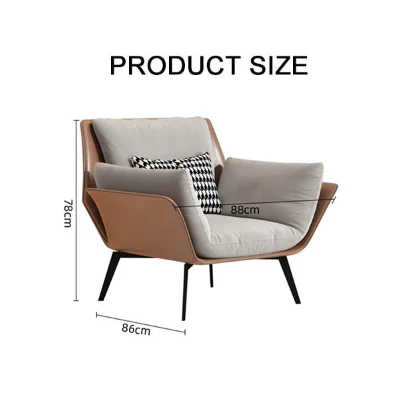 Genevieve Armchair, Leather - Image 6