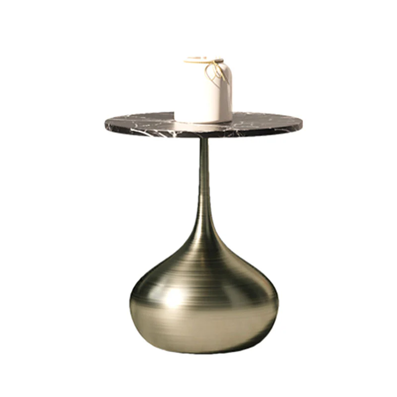 Geoff Side Table, Marble Effect - Image 4
