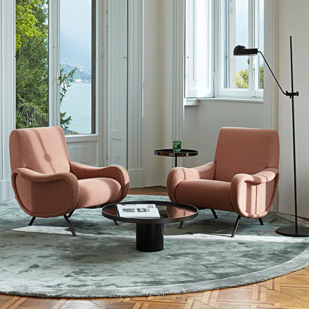 Georgios Lounge Chairs/ Armchair, Linen - Image 2