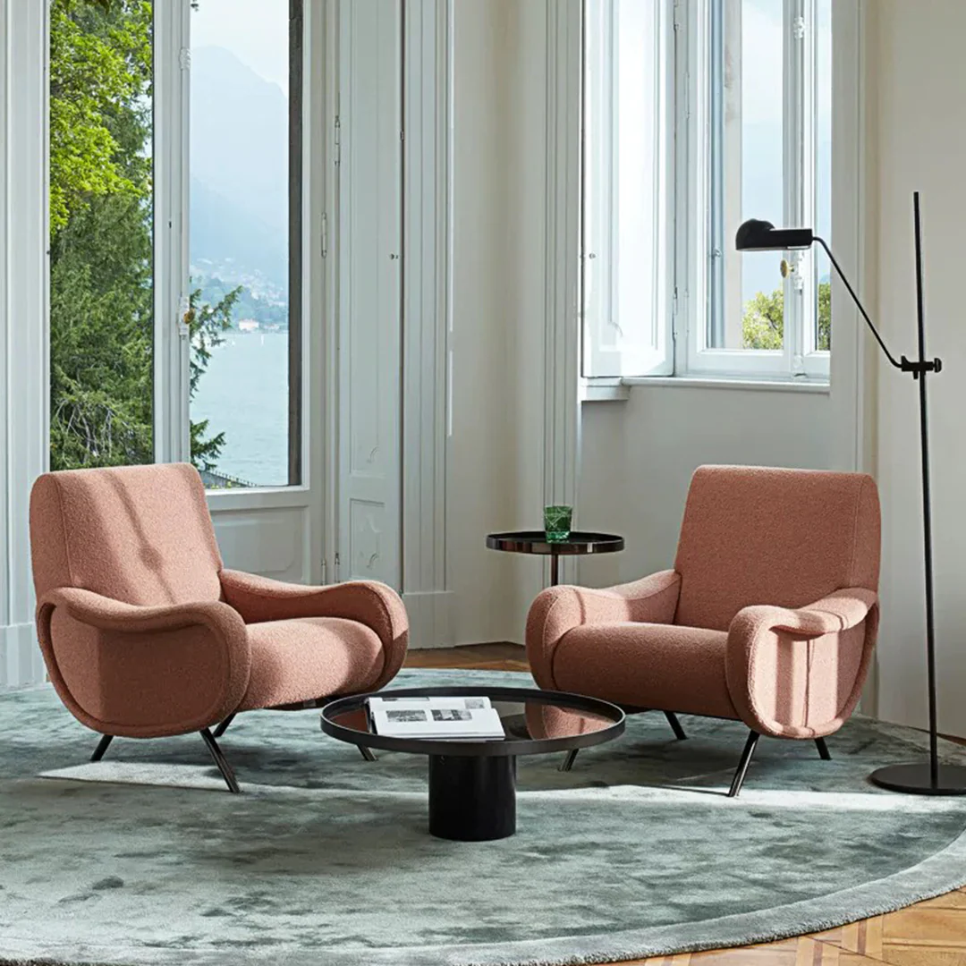 Georgios Lounge Chairs/ Armchair, Linen - Image 3