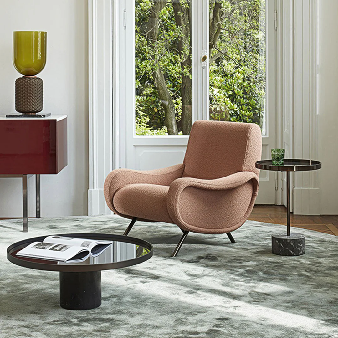 Georgios Lounge Chairs/ Armchair, Linen - Image 5
