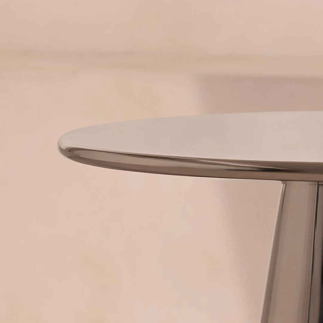 Ghosh Side Table, Stainless Steel - Image 6