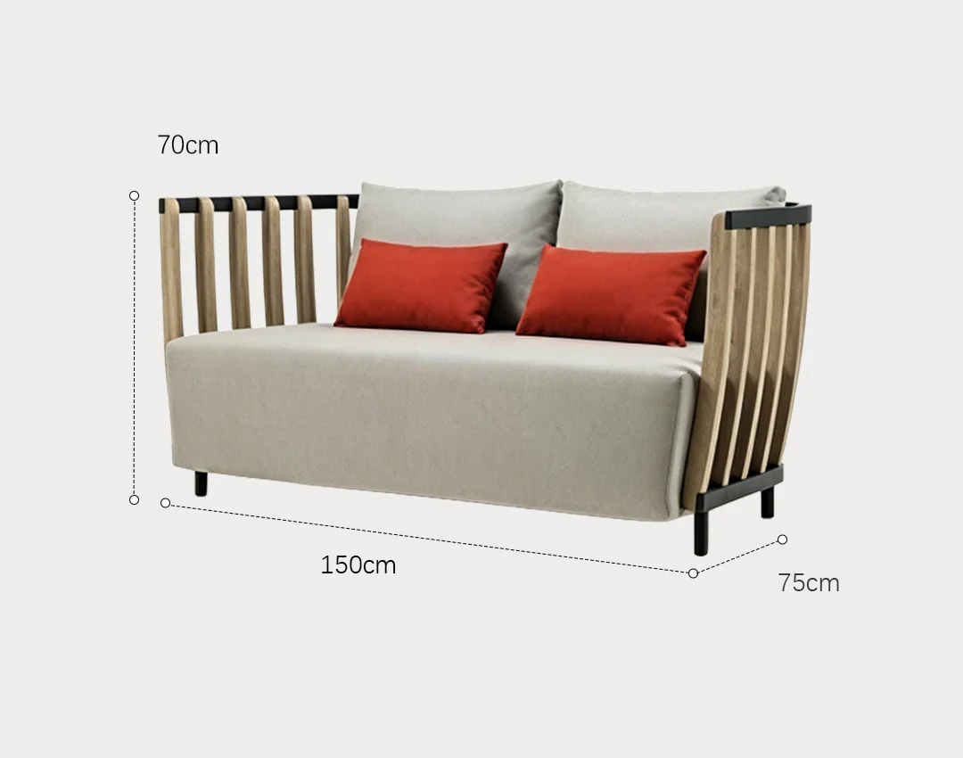 Gloria Outdoor Sofa Set, Outdoor Furniture, Teak Wood - Image 7
