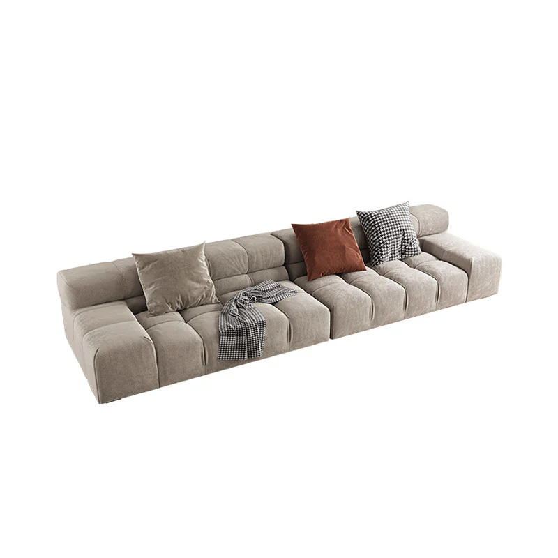 Grant Four Seater Sofa, Grey Velvet - Image 9