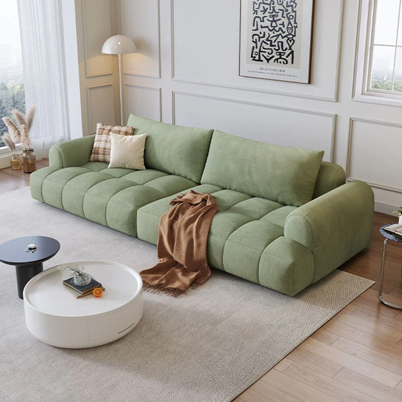 Grayson Puff Two Seater, Three Seater, Four Seater Sofa, Suede - Image 2
