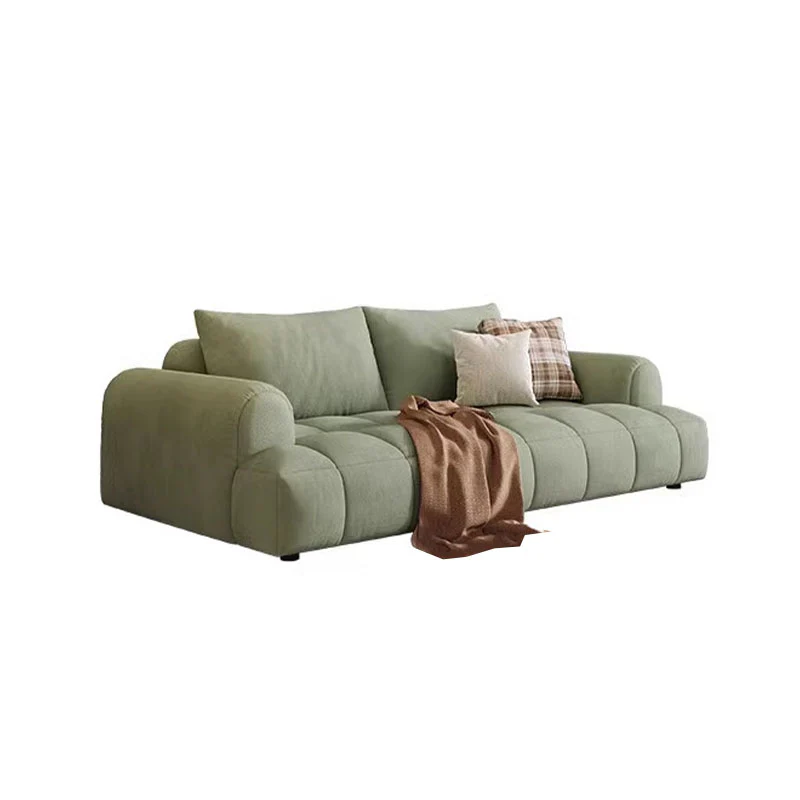 Grayson Puff Two Seater, Three Seater, Four Seater Sofa, Suede - Image 6