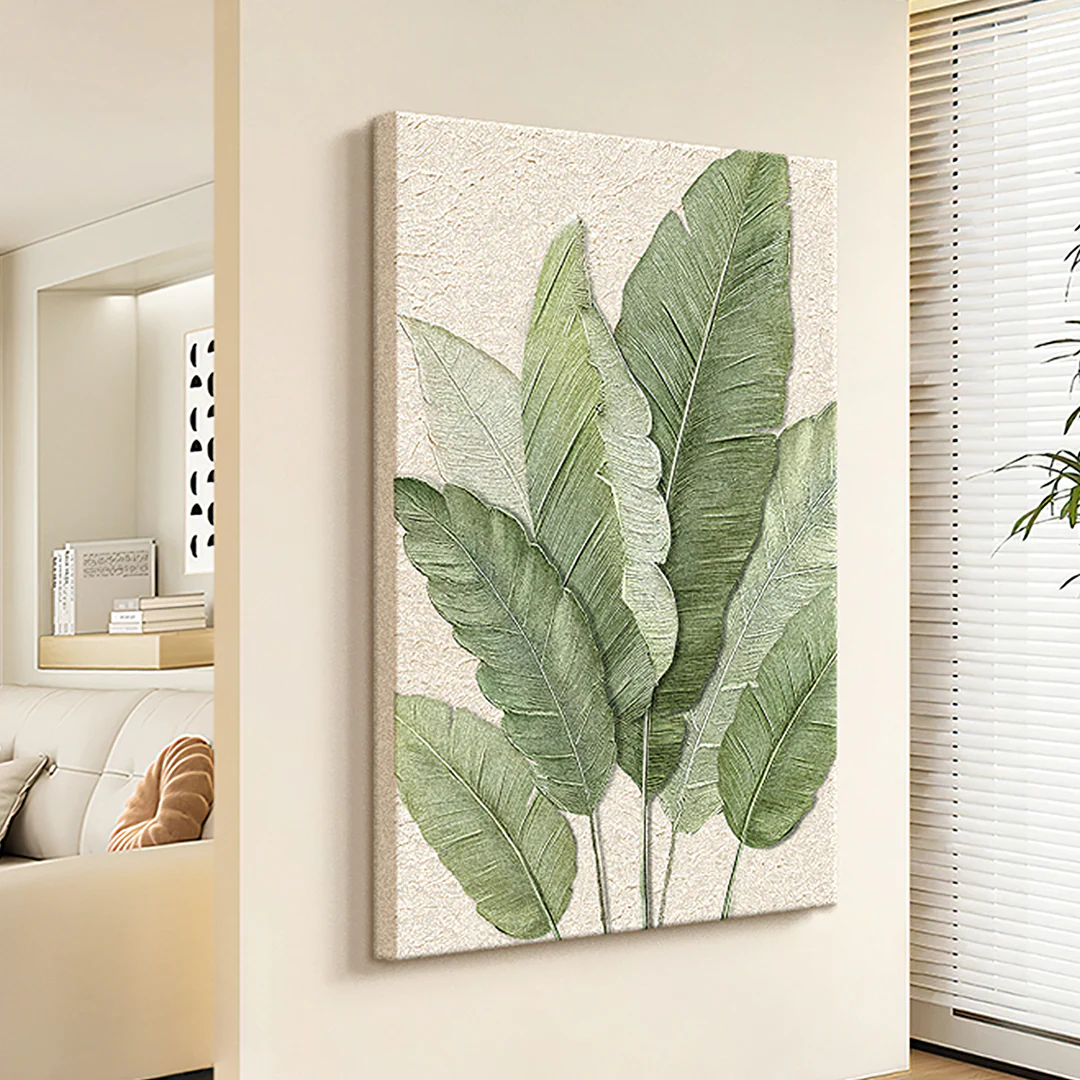 Green Leaves Framed Wall Art Print Multiple Size - Image 5