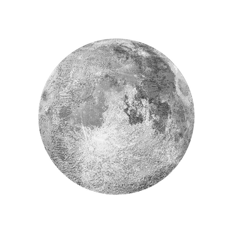Grey and White Moon Rug, Various Styles Available - Image 10