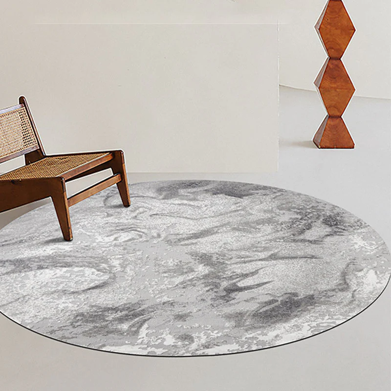 Grey and White Moon Rug, Various Styles Available - Image 4