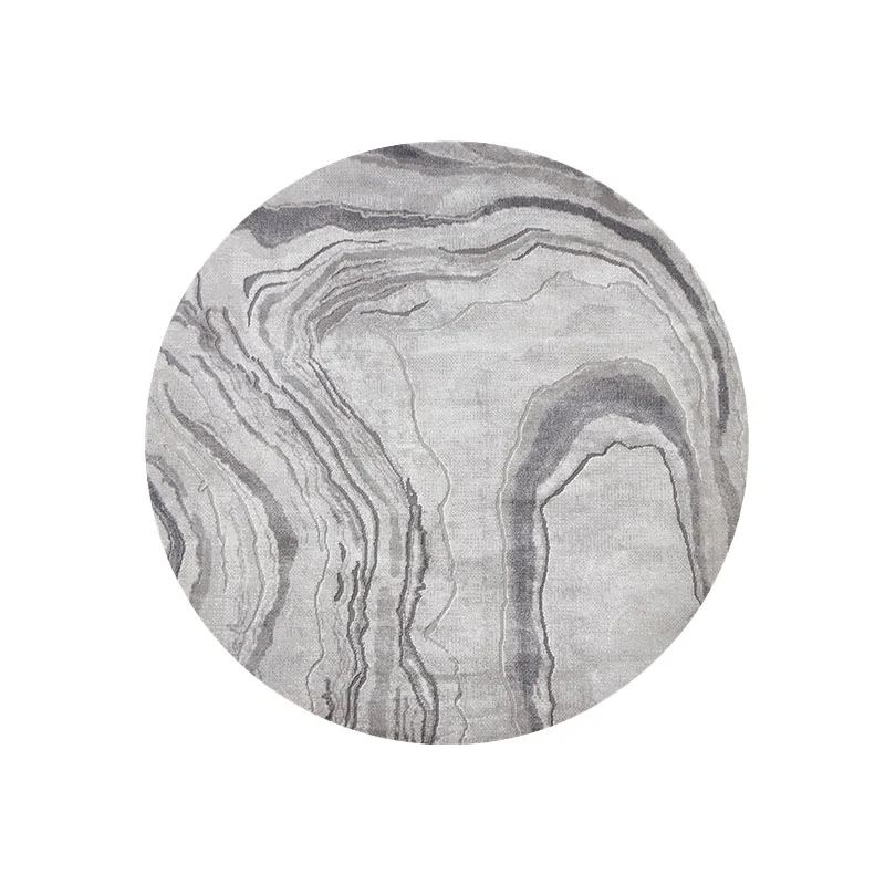 Grey and White Moon Rug, Various Styles Available - Image 9