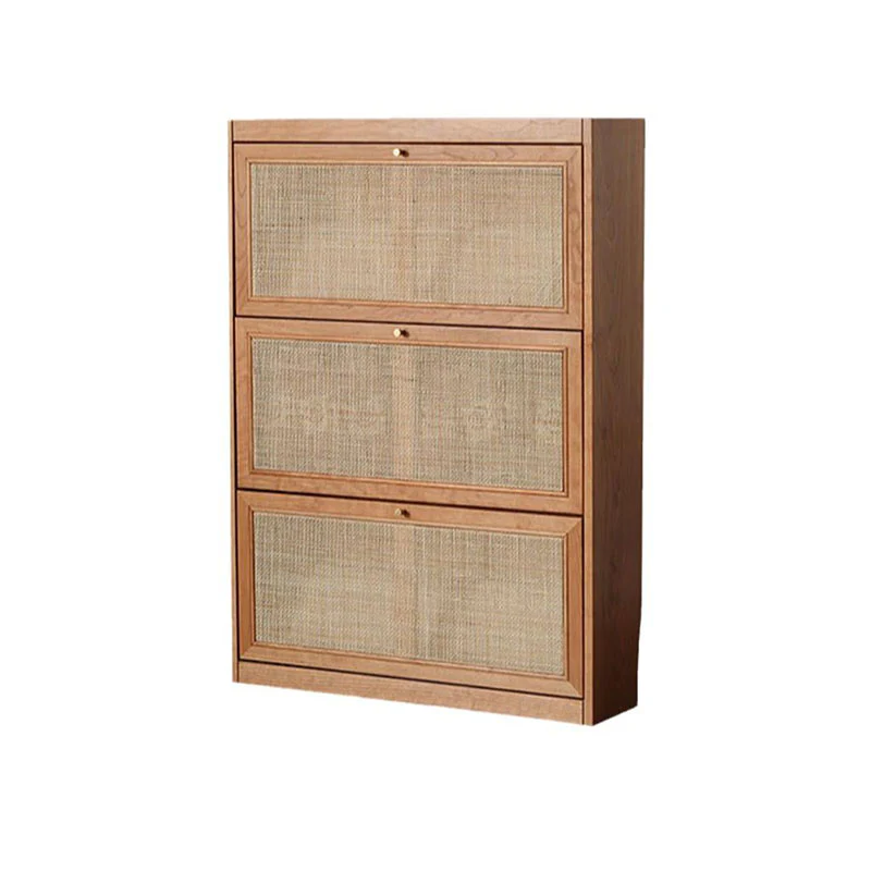 H14 Dex Rattan Shoe Storage With Drawer - Image 5