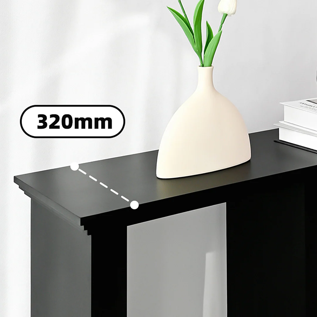 Hadza U Shape Console Table, Black - Image 7