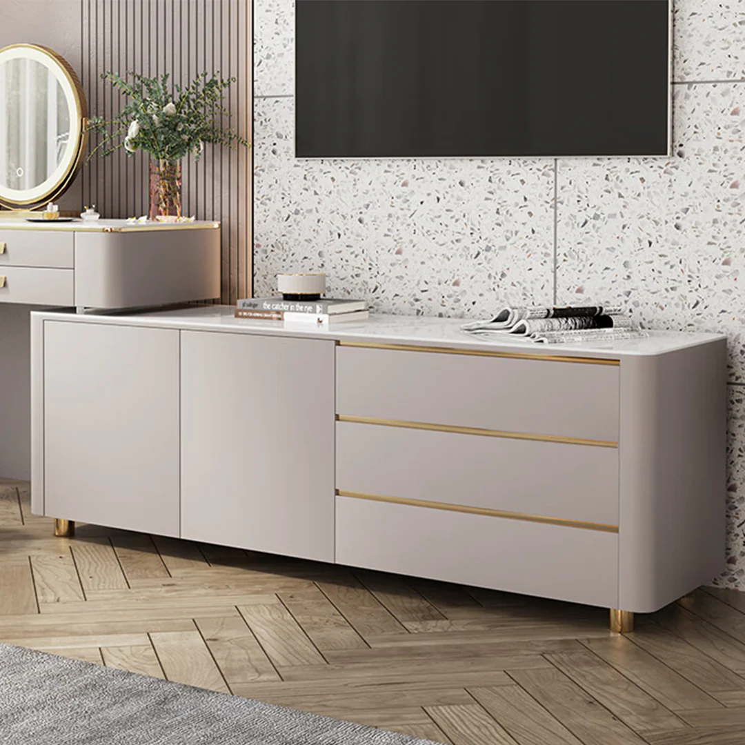 Haggith Corner Dressing Table With Sideboard - Image 3