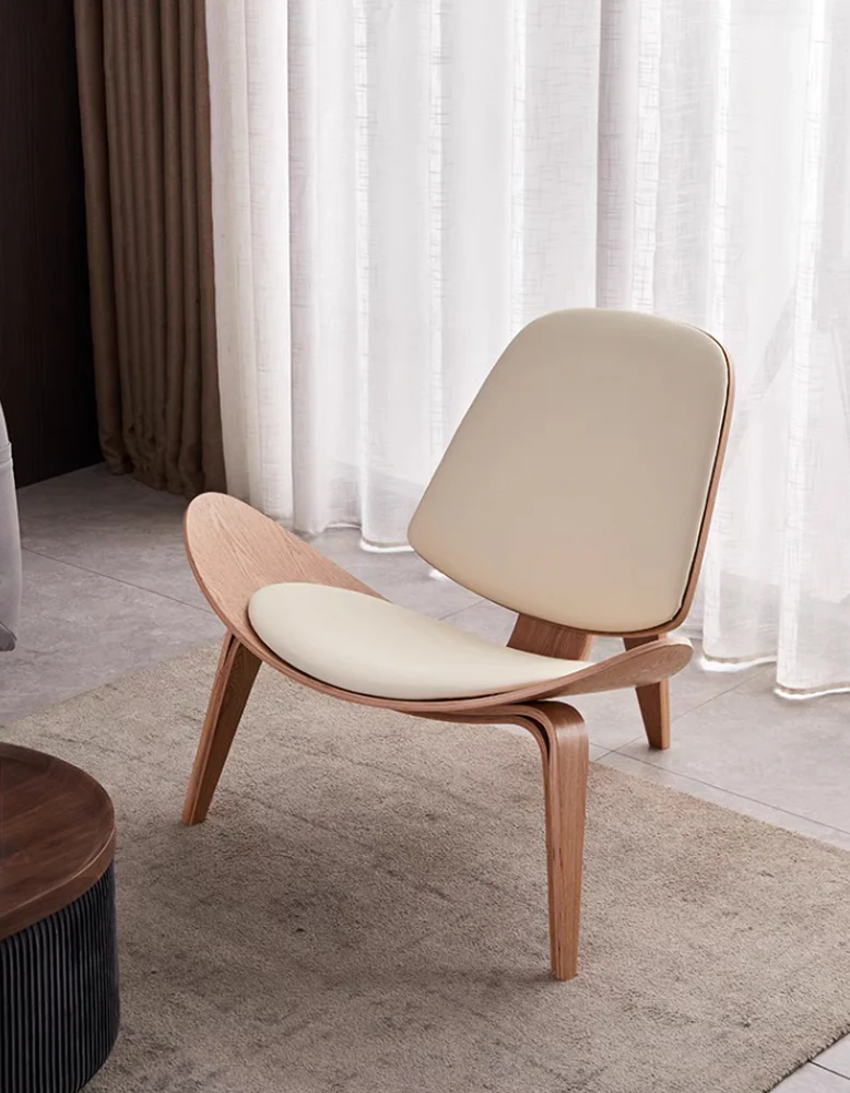Hans Wegner CH07 Shell Chair, Walnut & Black - Image 3