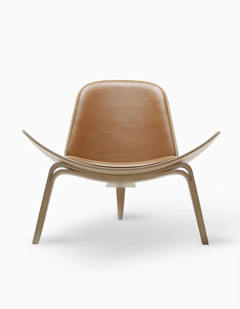 Hans Wegner CH07 Shell Chair, Walnut & Black - Image 12