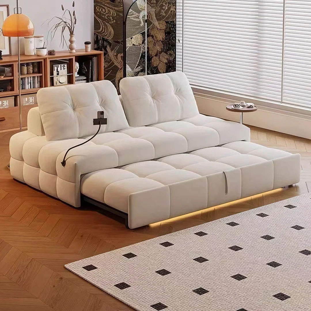 Harris Single Seater, Two Seater Sofa Bed, With Side Table & Smart Phone Holder - Image 3
