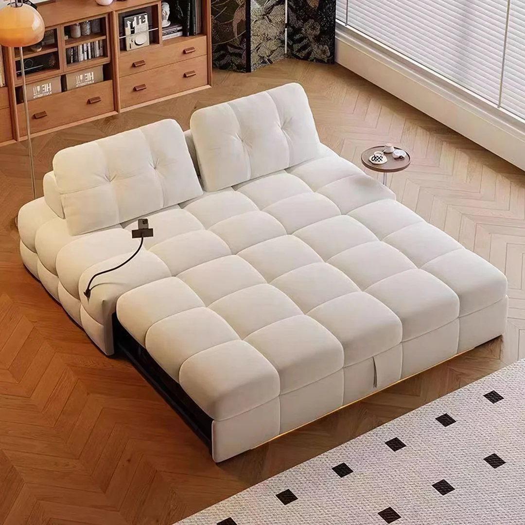 Harris Single Seater, Two Seater Sofa Bed, With Side Table & Smart Phone Holder - Image 4