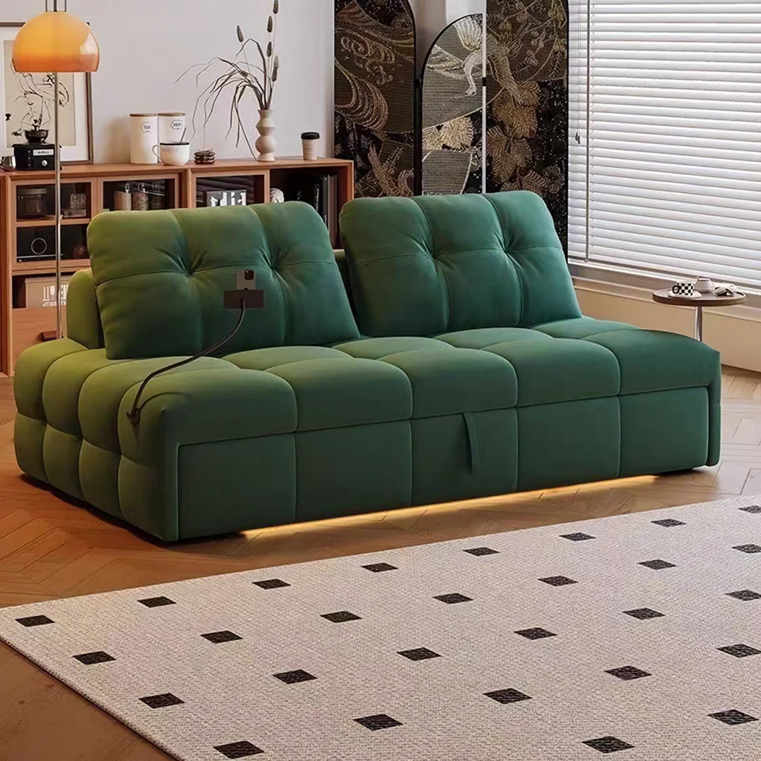 Harris Single Seater, Two Seater Sofa Bed, With Side Table & Smart Phone Holder - Image 6