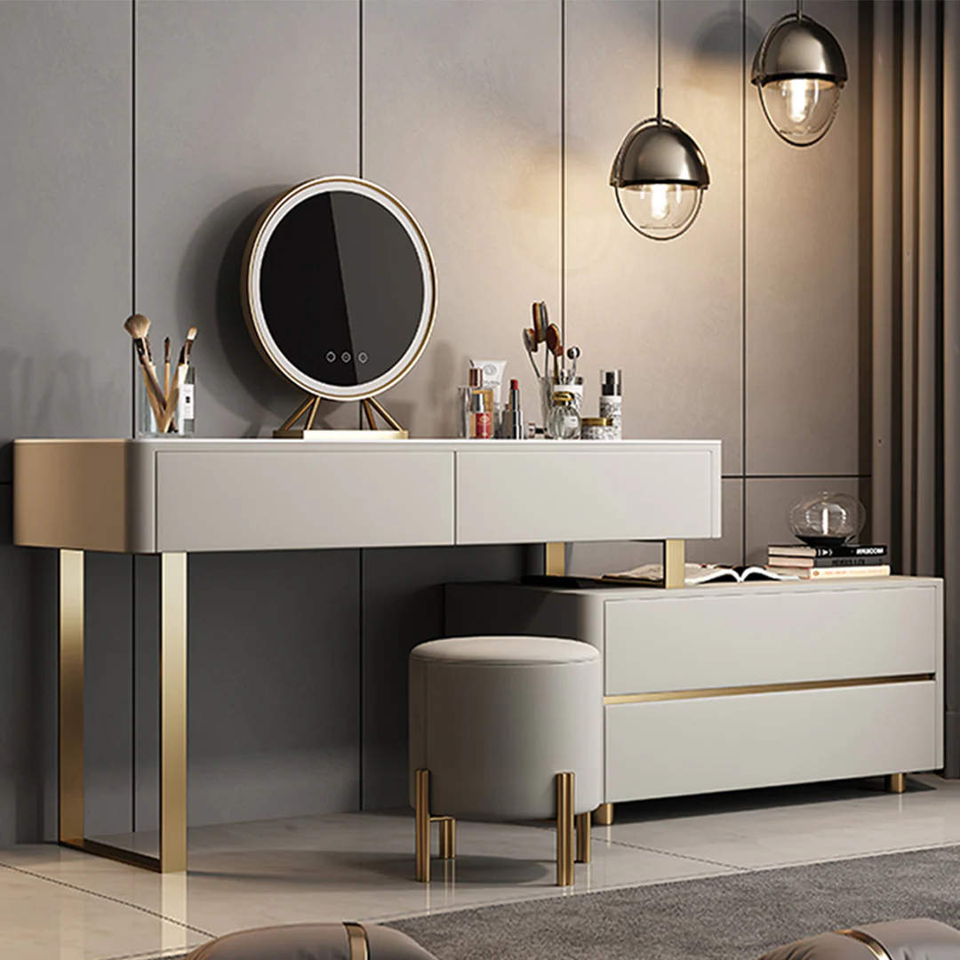 Hastings Corner Dressing Table With Sideboard & Mirror - Image 6