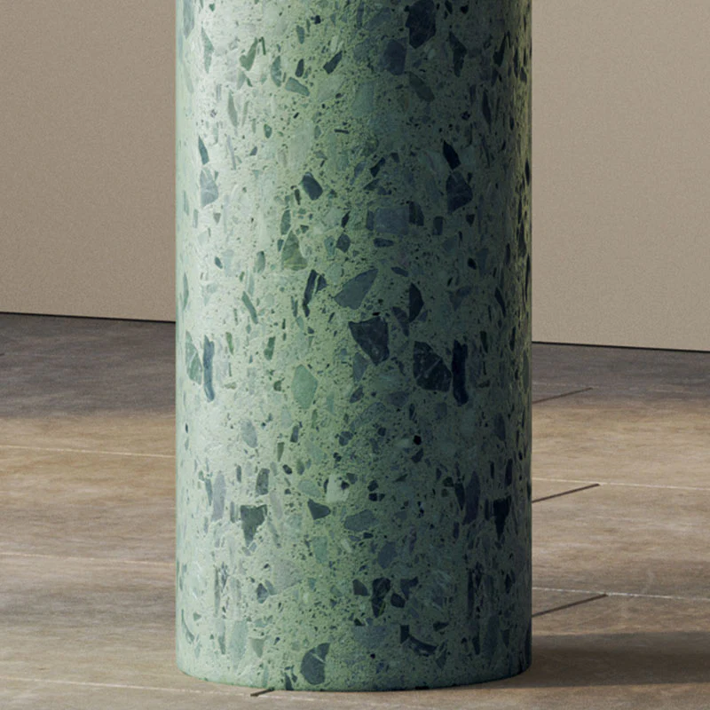 Henrietta Side Table, Stainless Steel & Marble - Image 5