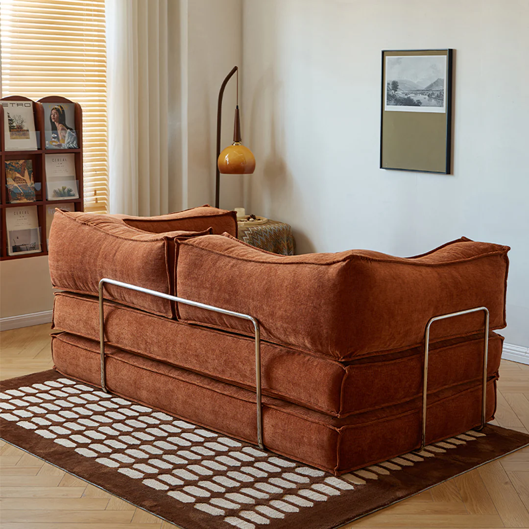 Hernández Foldable Lazy Sofa Bed For Lounging, Corduroy - Image 7