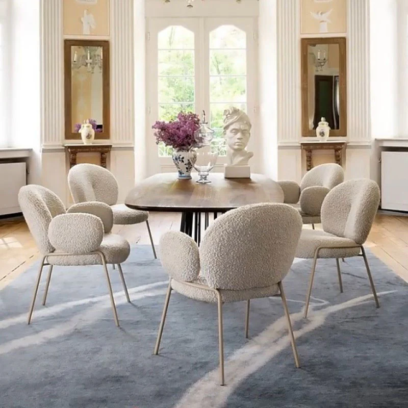 Horatio Dining Chair, Boucle - Image 2