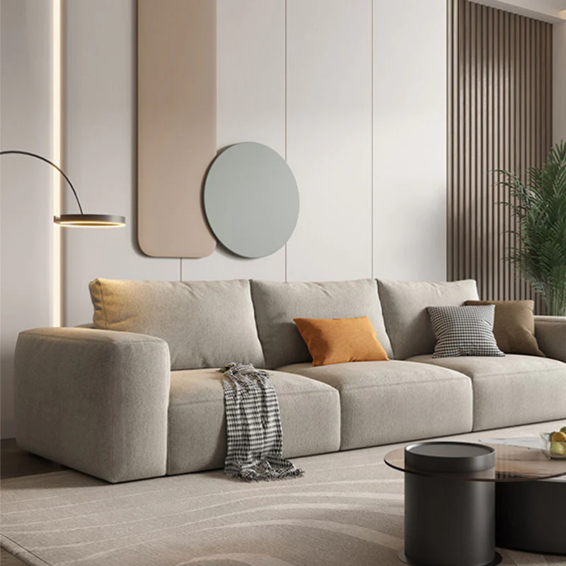 Horatio Three Seater Sofa, Linen - Image 3