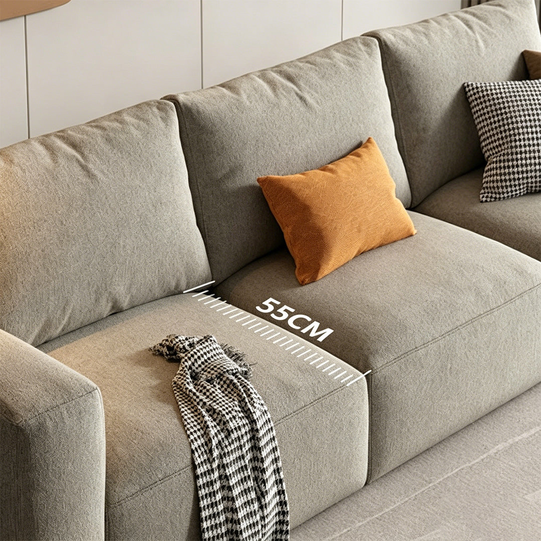 Horatio Two Seater Sofa, Linen - Image 6