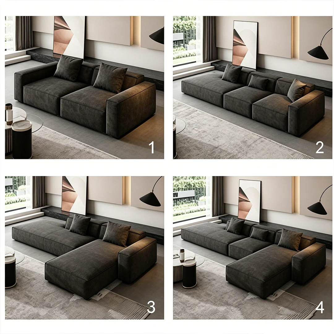Hoshi HB12 Two Seater, Three Seater Sofa, Leathaire - Image 11