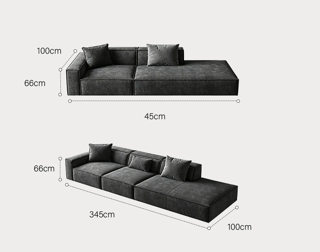 Hoshi HB12 Two Seater, Three Seater Sofa, Leathaire - Image 13