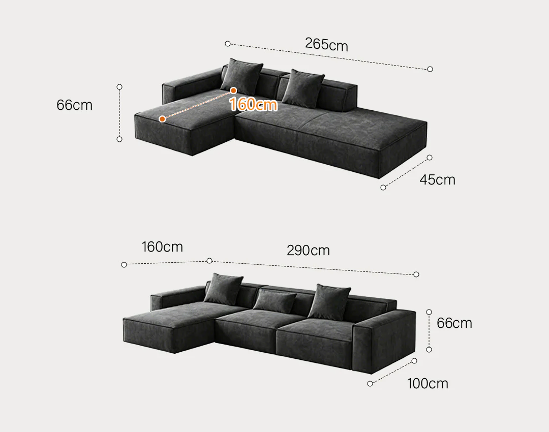 Hoshi HB12 Two Seater, Three Seater Sofa, Leathaire - Image 14