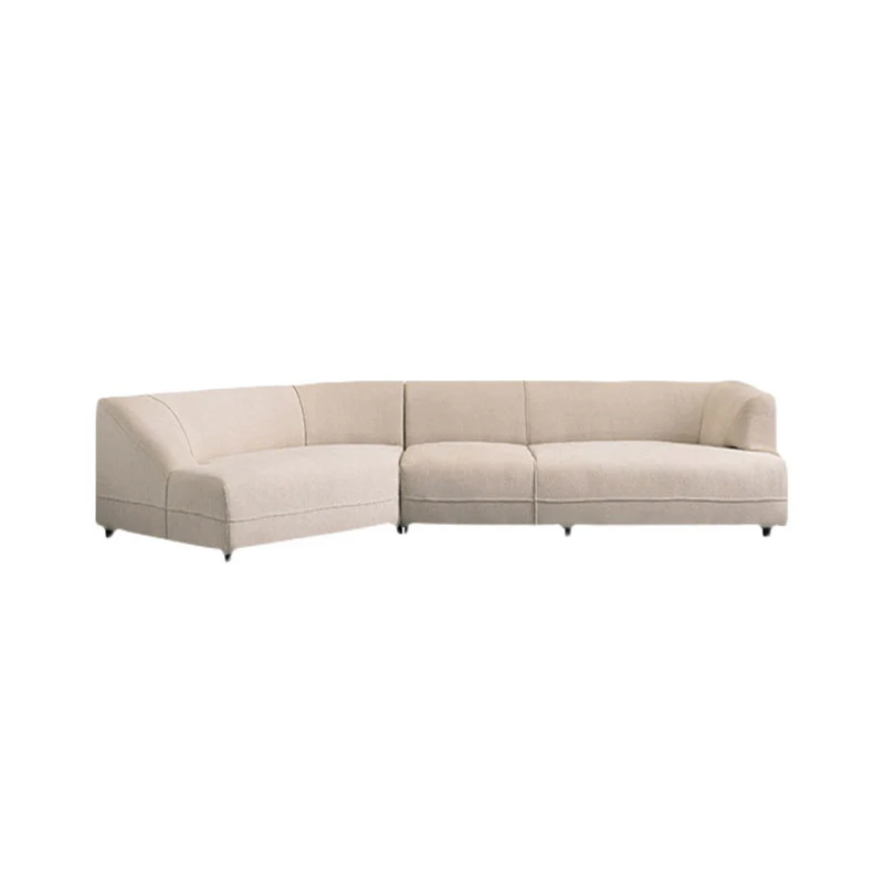 Hoshi Two Seater, Three Seater, Curved Sofa, Linen - Image 8