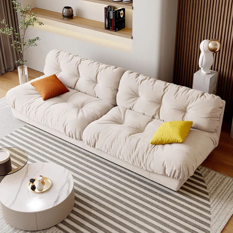 Hudson Soft Two Seater, Three Seater, Four Seater Sofa, Cream - Image 2