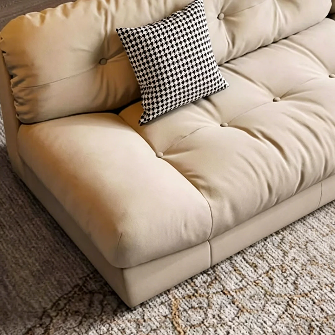 Hudson Soft Two Seater, Three Seater, Four Seater Sofa, Cream - Image 5