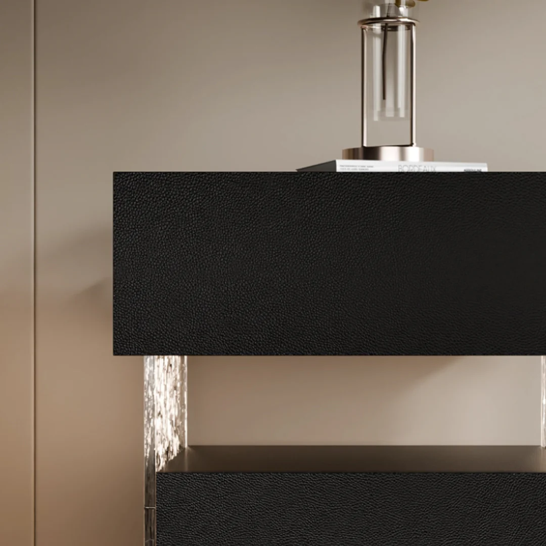 Ibarra Bedside Table With Storage & Light Strip - Image 6