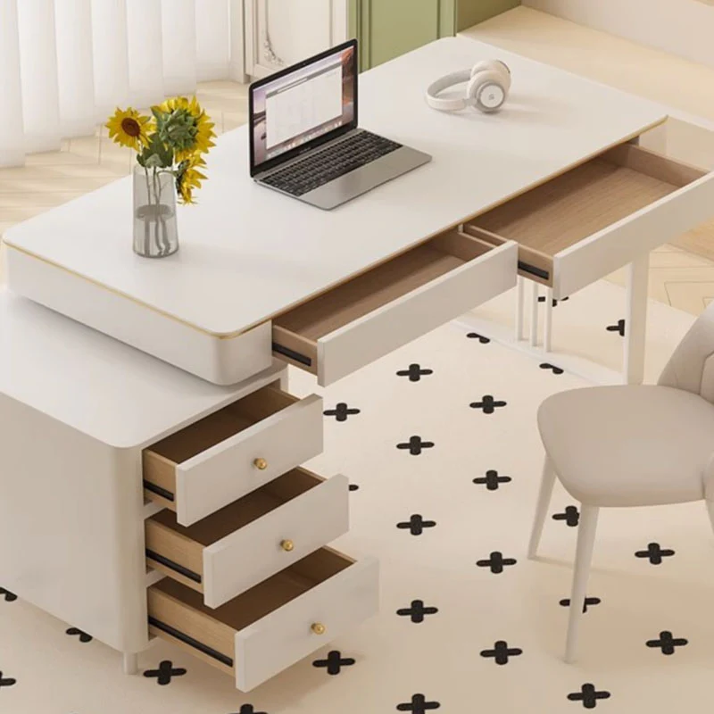 Ingram Office Desk, Sintered Stone - Image 5