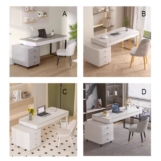 Ingram Office Desk, Sintered Stone - Image 6
