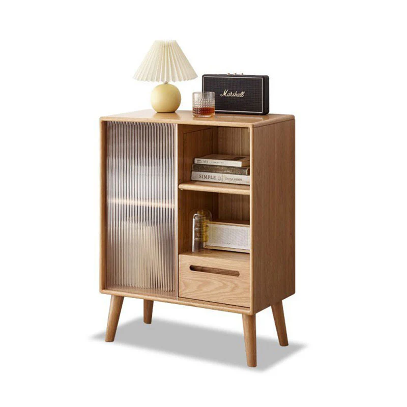 Iris Sideboard with Glass Door and Drawer, Oak - Image 2