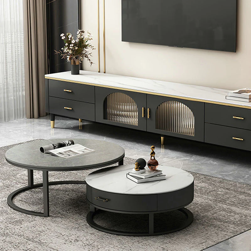 Ivan Nesting Coffee Table, Sintered Stone - Image 3