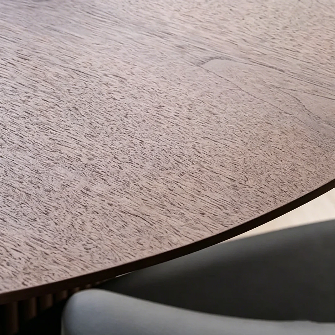 Ivar Round Dining Table, Dark Oak - Image 5