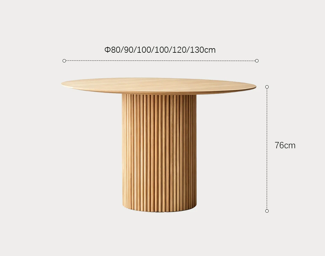 Ivar Round Dining Table, Wood - Image 15