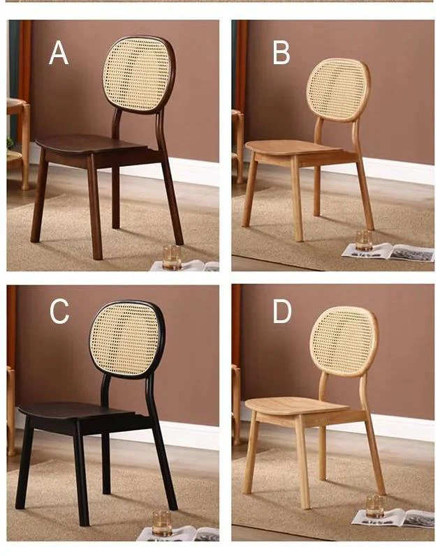 James Rattan Dining Chair, Solid Wood - Image 7