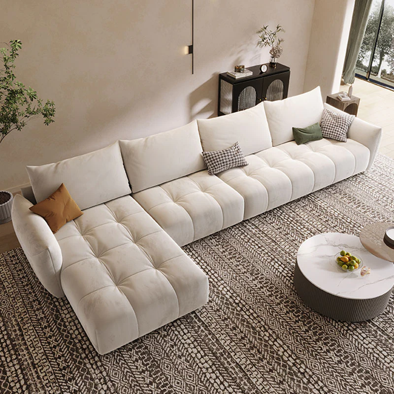 Jasper Three Seater Corner Sofa Velvet - Image 4